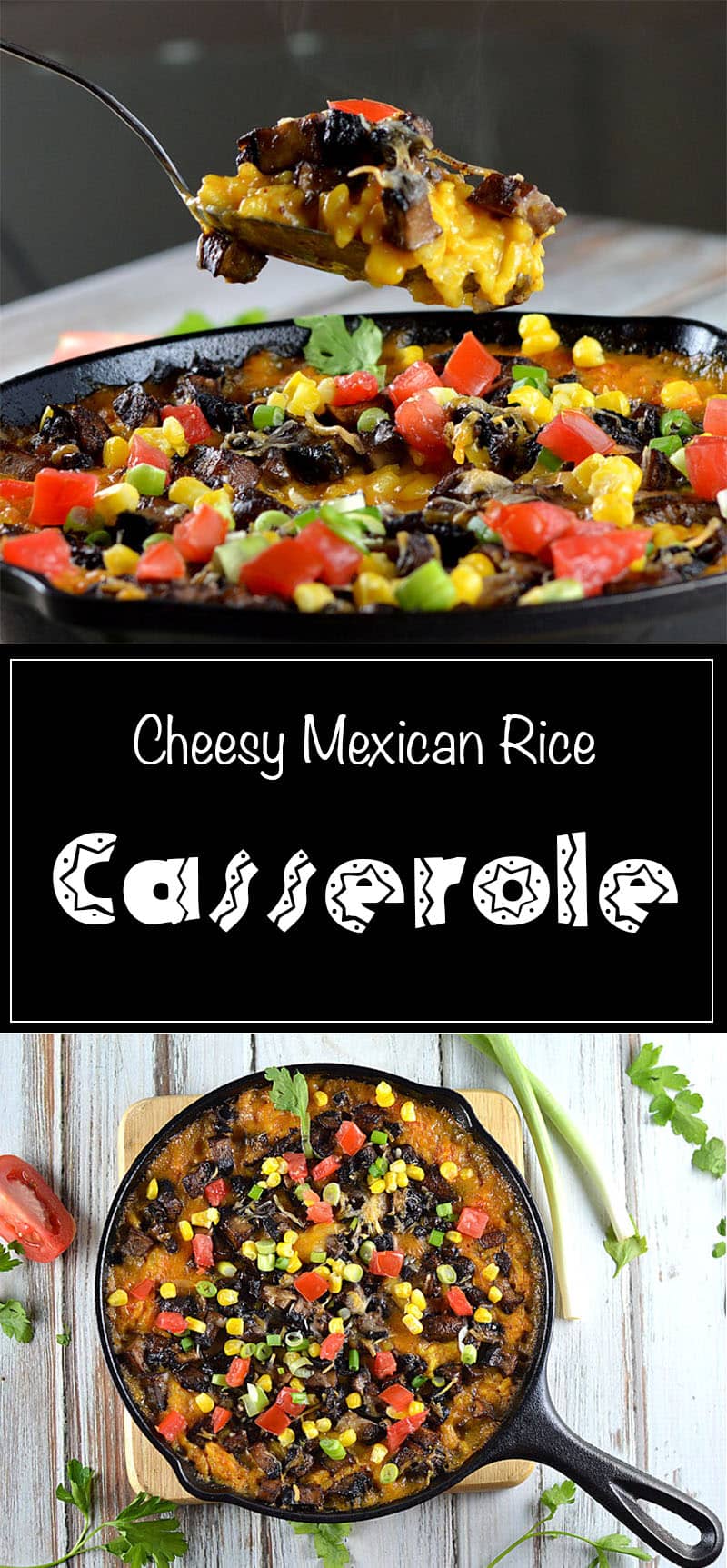Cheesy Mexican Rice Casserole {Vegan} - TheVegLife