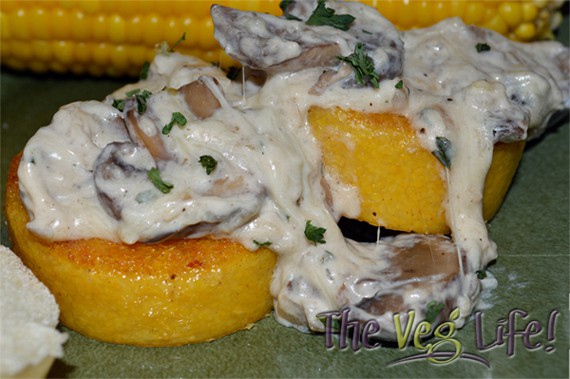 Polenta with mushrooms copy