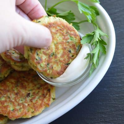 Zucchini Chickpea Fritters