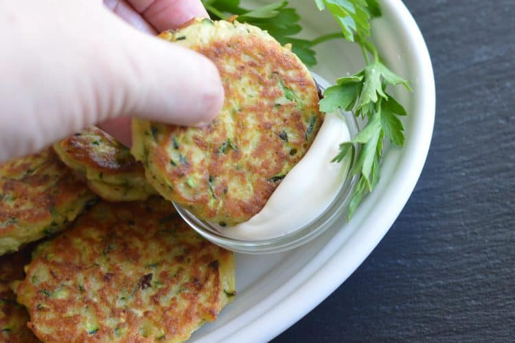 Zucchini Chickpea Fritters