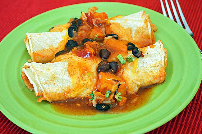 Butternut Squash Chimichangas