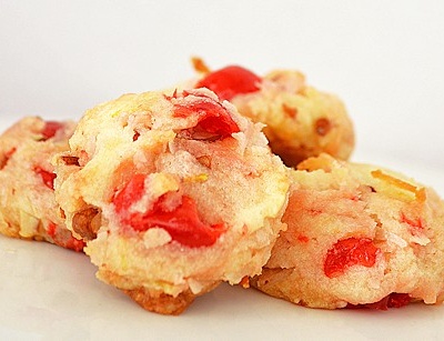 Cherry Coconut Cookies {Vegan}