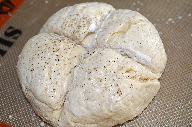 x in dough
