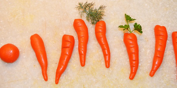 marzipan carrots