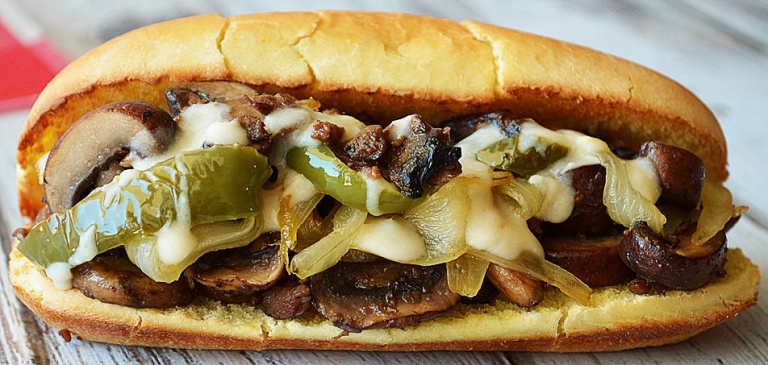 Philly Style Mushroom Cheesesteak {vegan} Theveglife