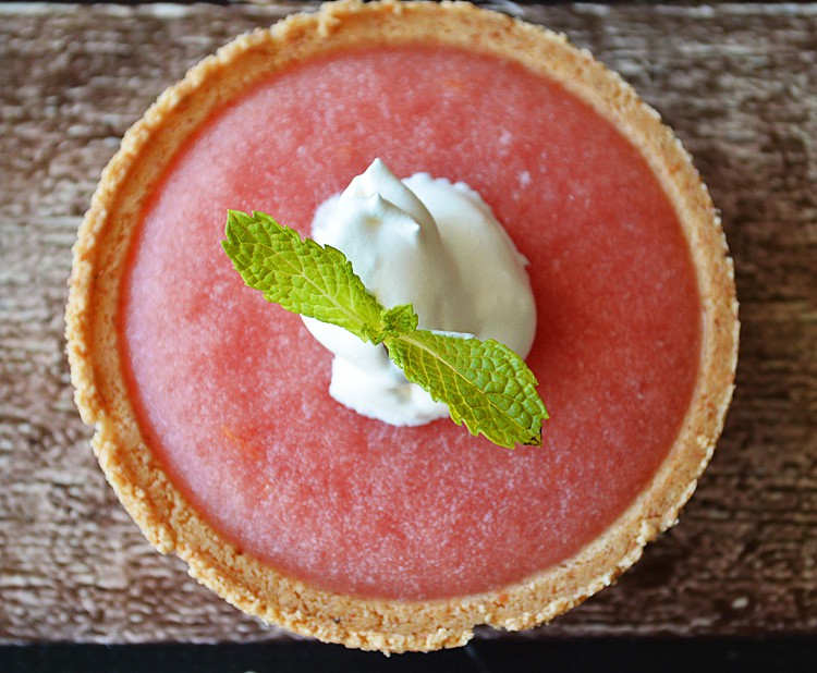 Frosty Watermelon Pie - TheVegLife