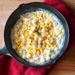 Grilled Creamed Corn with Hominy