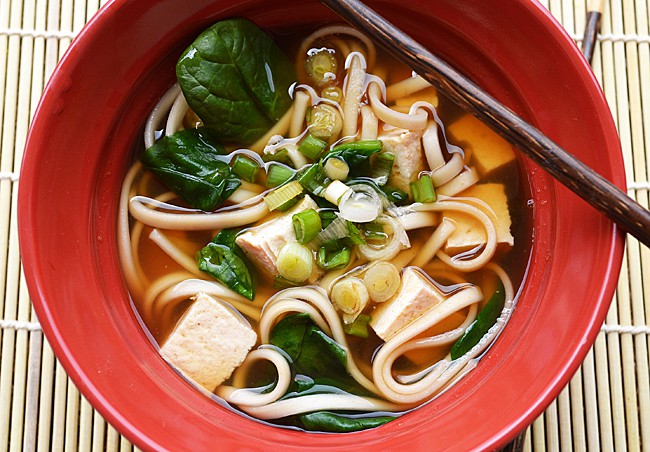 Tofu Noodle Soup {Vegan} - TheVegLife