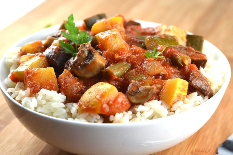 Vegetable Stew Over Rice Vegan TheVegLife