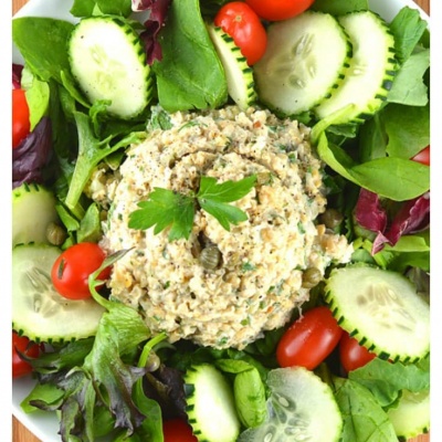 Chickpea Salad {Vegan}