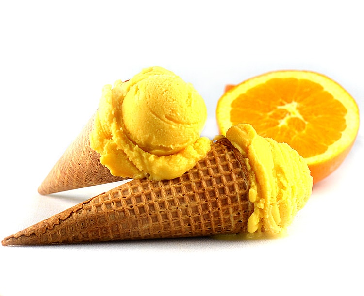 Orange Pineapple Ice Cream