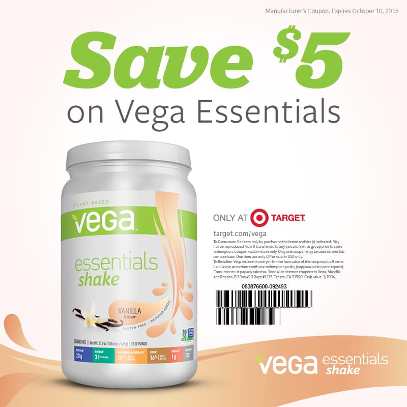 Vega Essentials Coupon