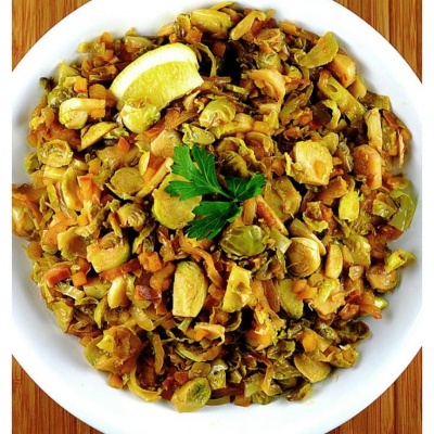 Brussel Sprout & Apple Hash