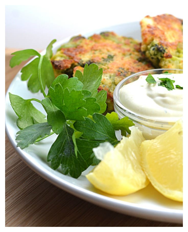 Roasted Broccoli Cakes TheVegLife