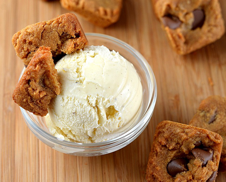 Soy Nut Butter Quinoa Blondie Bites