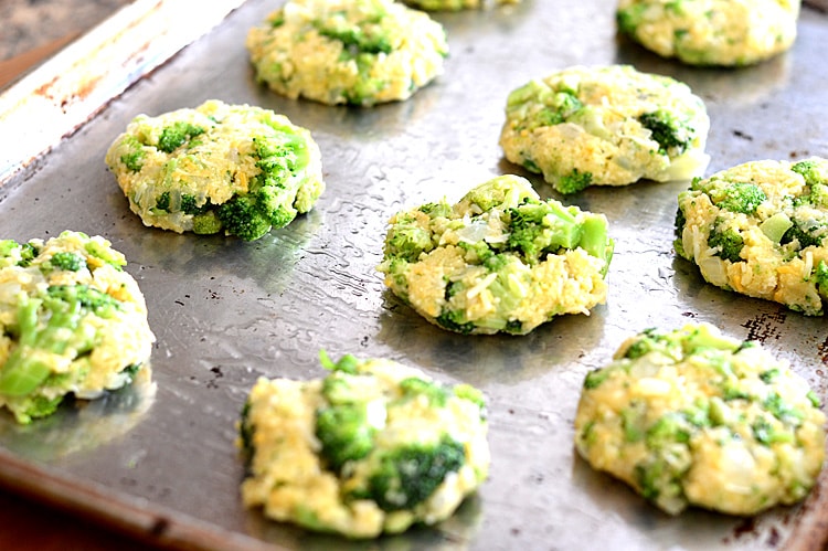 Roasted Broccoli Cakes