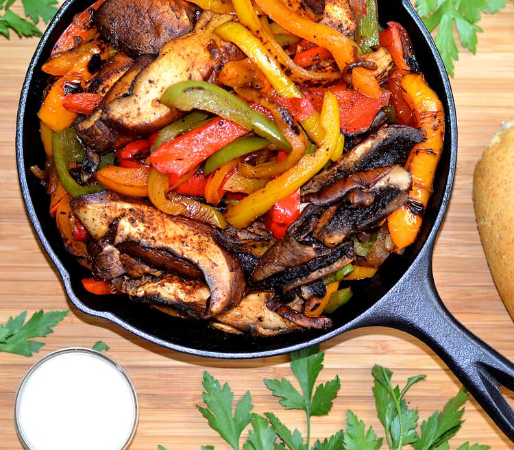 Our Plant Based Portobello Fajita Skillet is a Must-Try Meatless Recipe