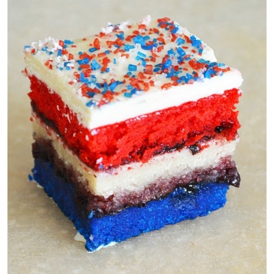 Independence Day Tri-Color Cookies {Vegan}