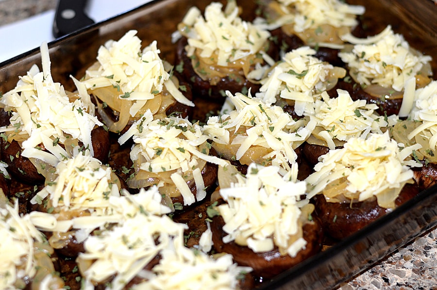 French Onion Soup Stuffed Mushrooms