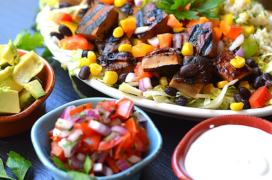 Spicy Chipotle Portobello Burrito Bowl