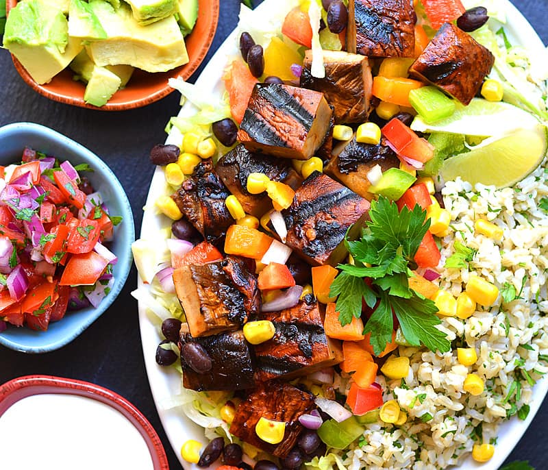 Spicy Chipotle Portobello Burrito Bowl