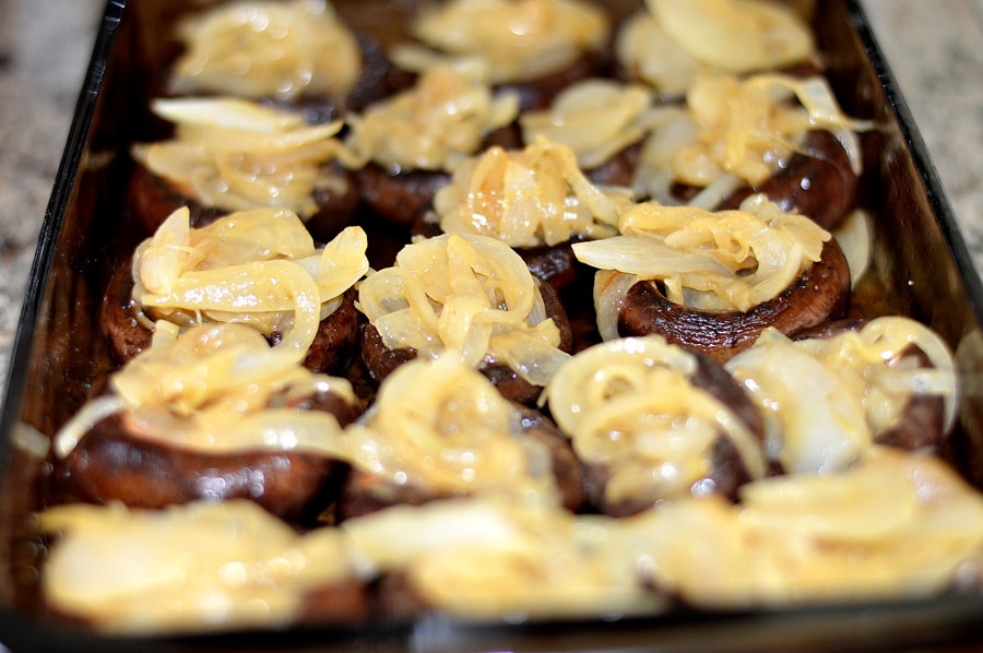 French Onion Soup Stuffed Mushrooms