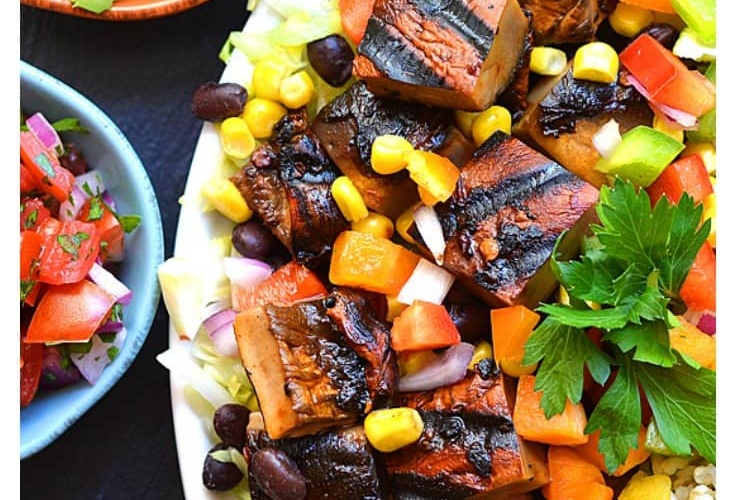 Spicy Chipotle Portobello Burrito Bowl