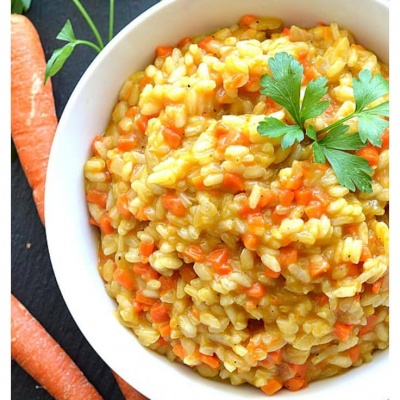 Caramelized Carrot Risotto