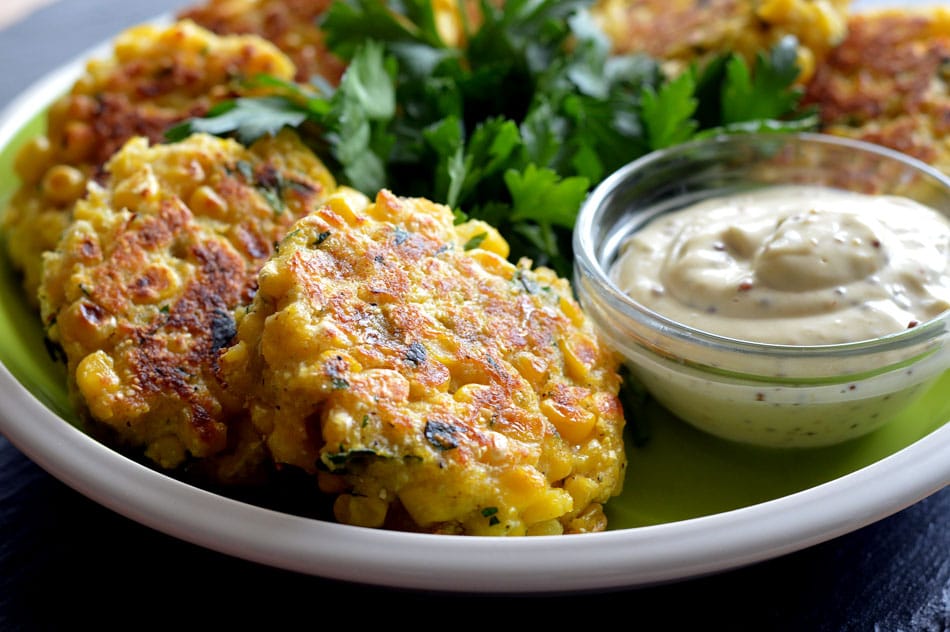 Vegan Corn Fritters