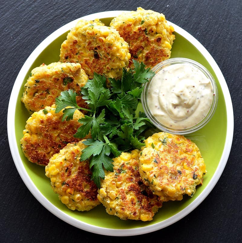 Vegan Corn Fritters