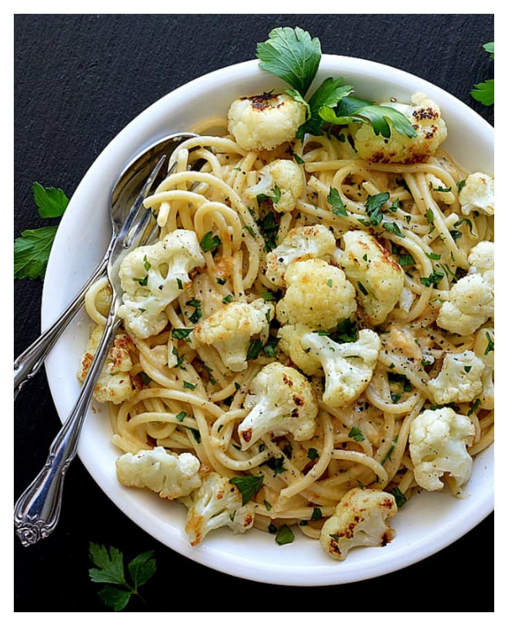 Bucatini with Roasted Cauliflower-image