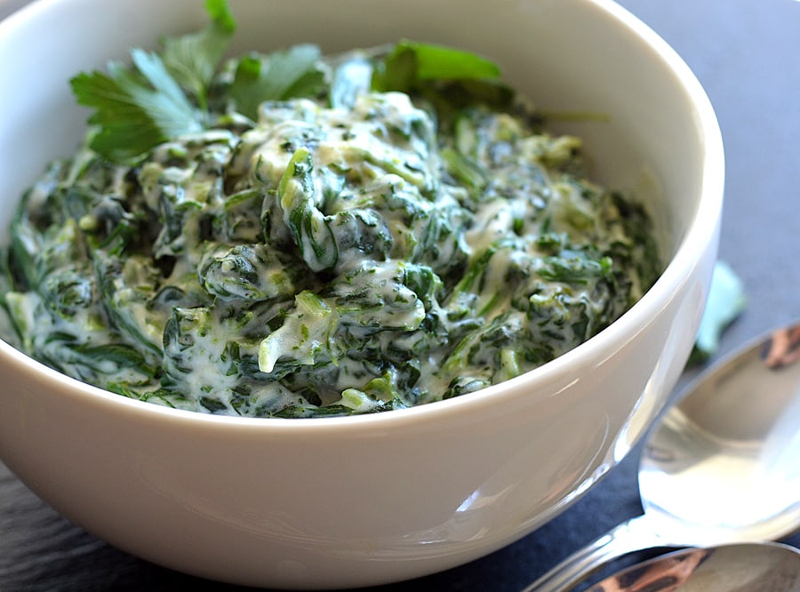 Vegan Creamed Spinach