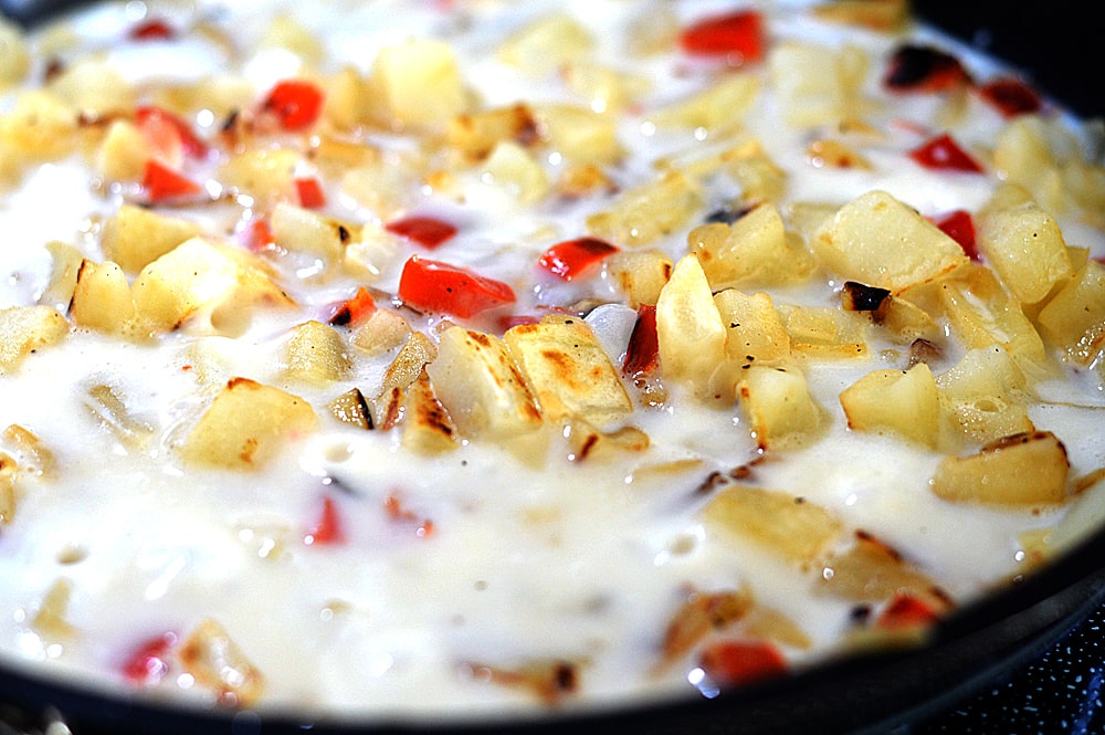 Vegan Cheesy Potato Casserole