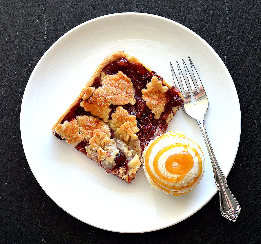 VEGAN Apple Cranberry Slab Pie