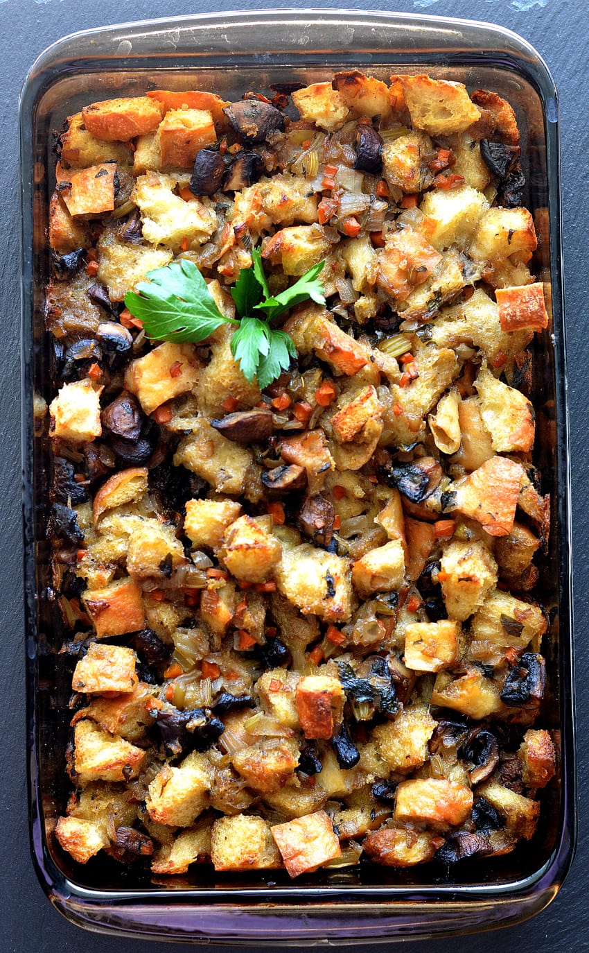 Vegan Mushroom Stuffing