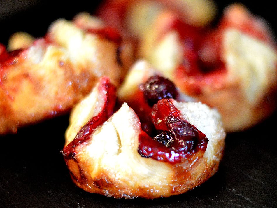 Leftover Cranberry Tarts