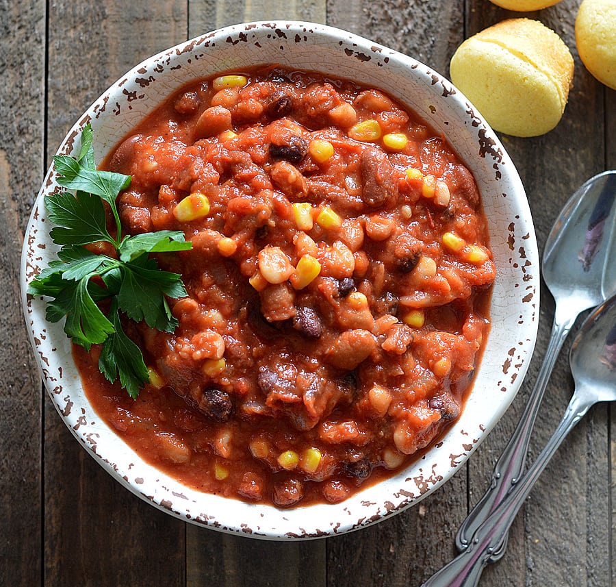 Vegan 3 Bean Chili