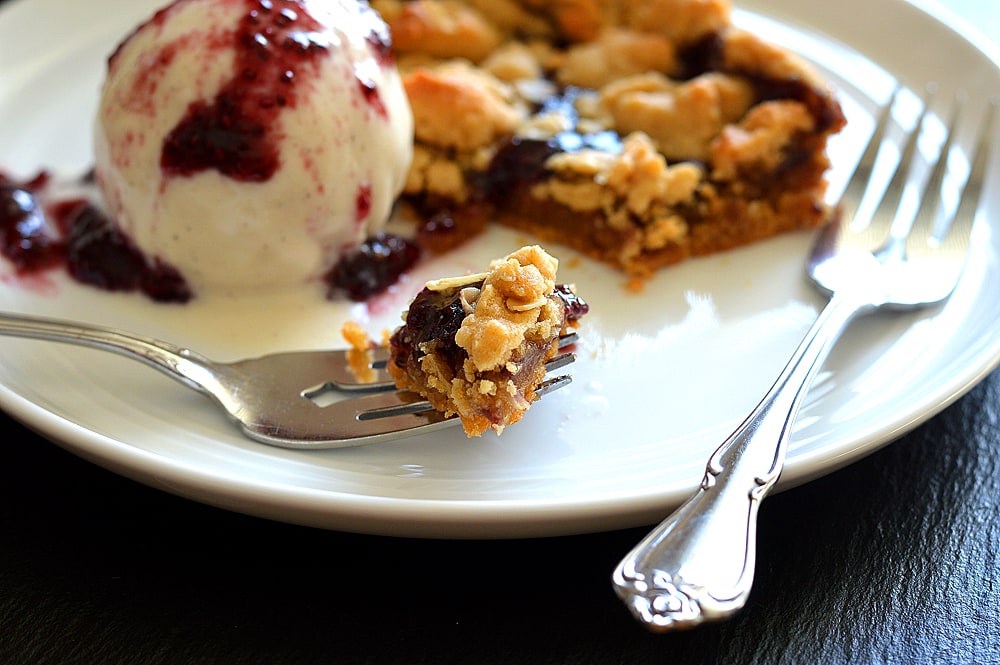 Peanut Butter and Chia Jelly Slab Pie