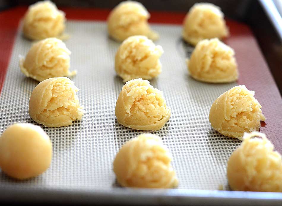 Vegan White Chocolate Covered Sugar Cookie Truffles