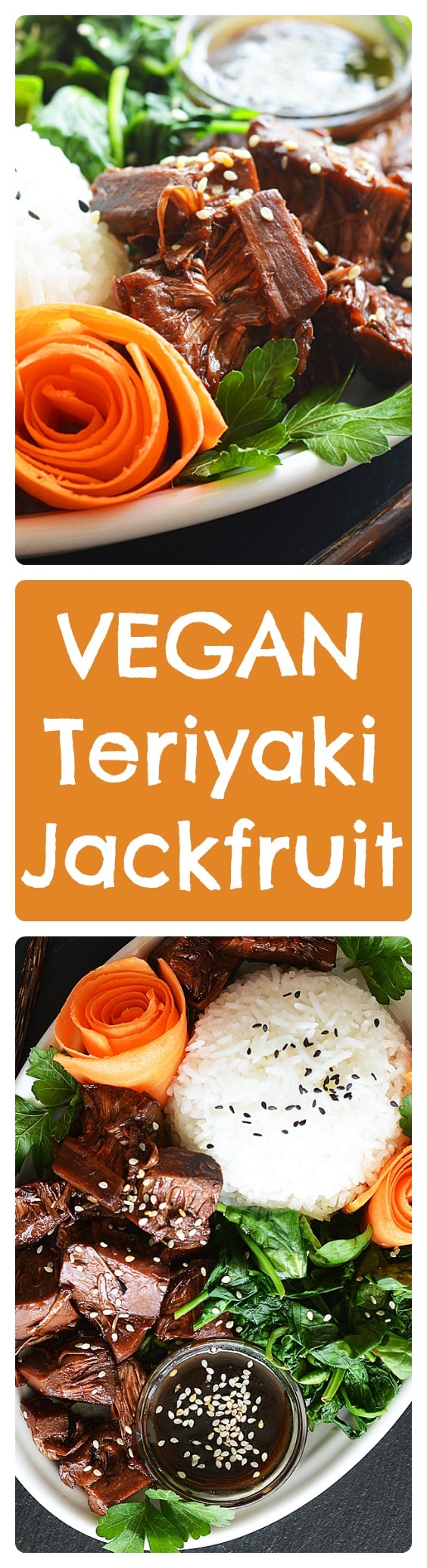 Vegan Teriyaki Jackfruit Bowl