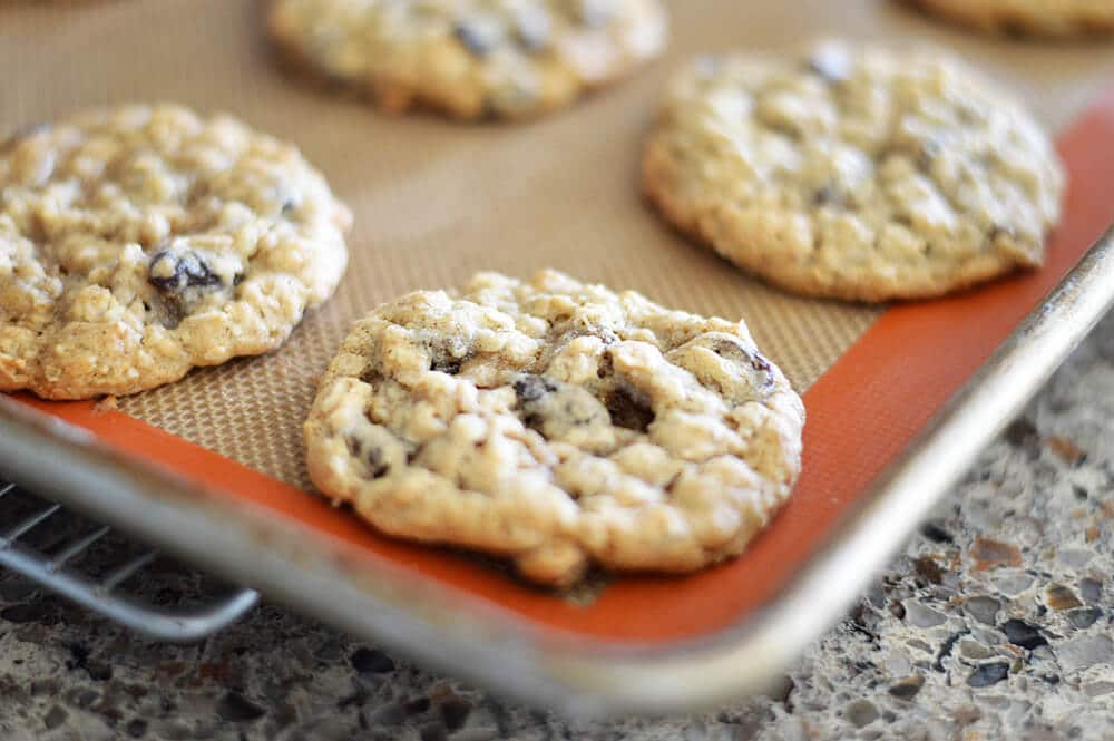 Easy Vegan Oatmeal Raisin Cookies