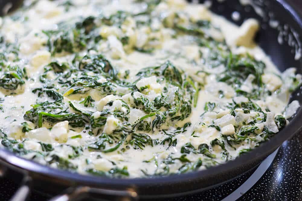 Vegan Creamed Spinach Phyllo Tart