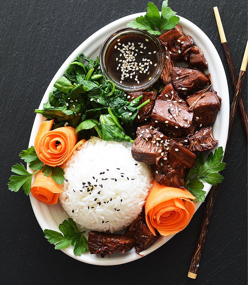 Teriyaki Jackfruit