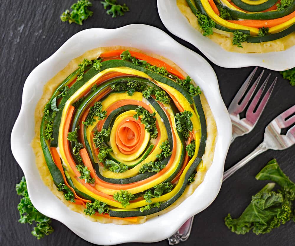 Vegan Spring Vegetable Tart