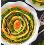 Vegan Spring Vegetable Spiral Tart
