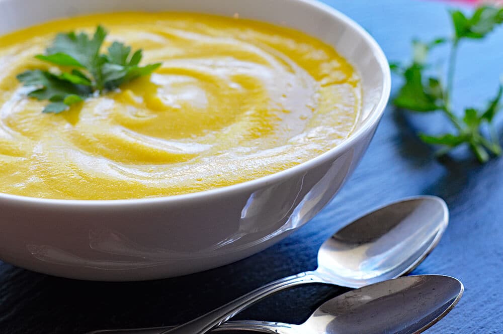 Vegan Yellow Squash Soup CLOSE
