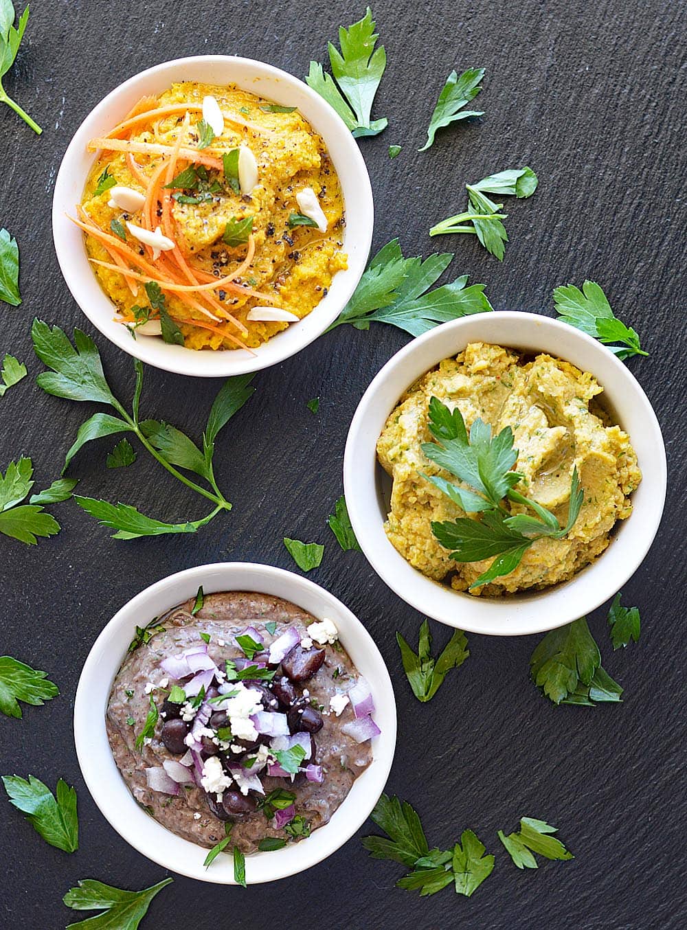 Vegan Hummus Three Ways - TheVegLife