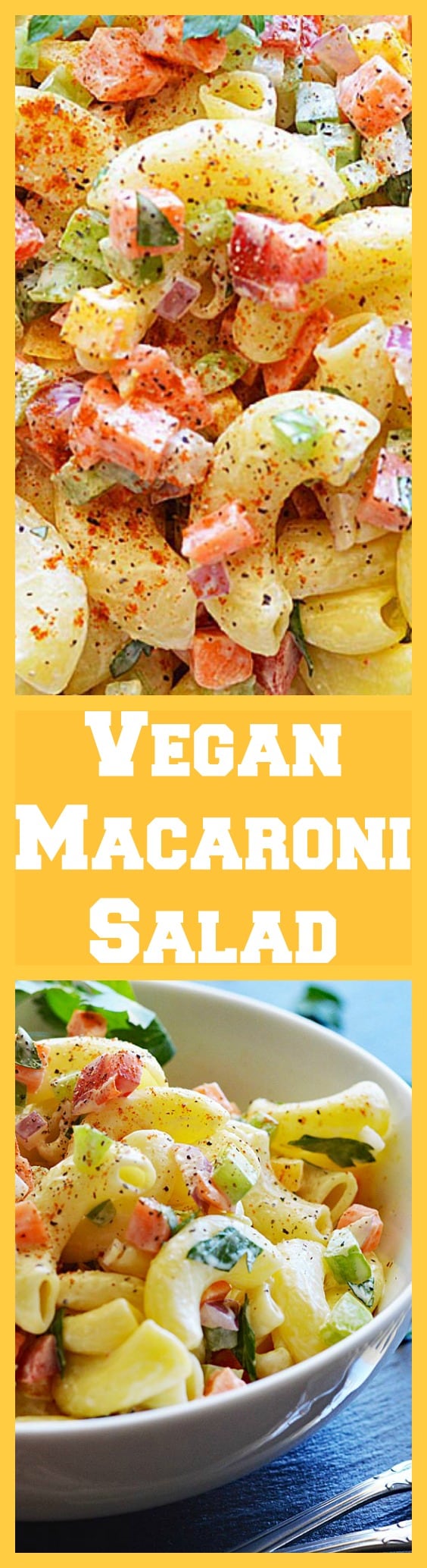 Classic Vegan Macaroni Salad