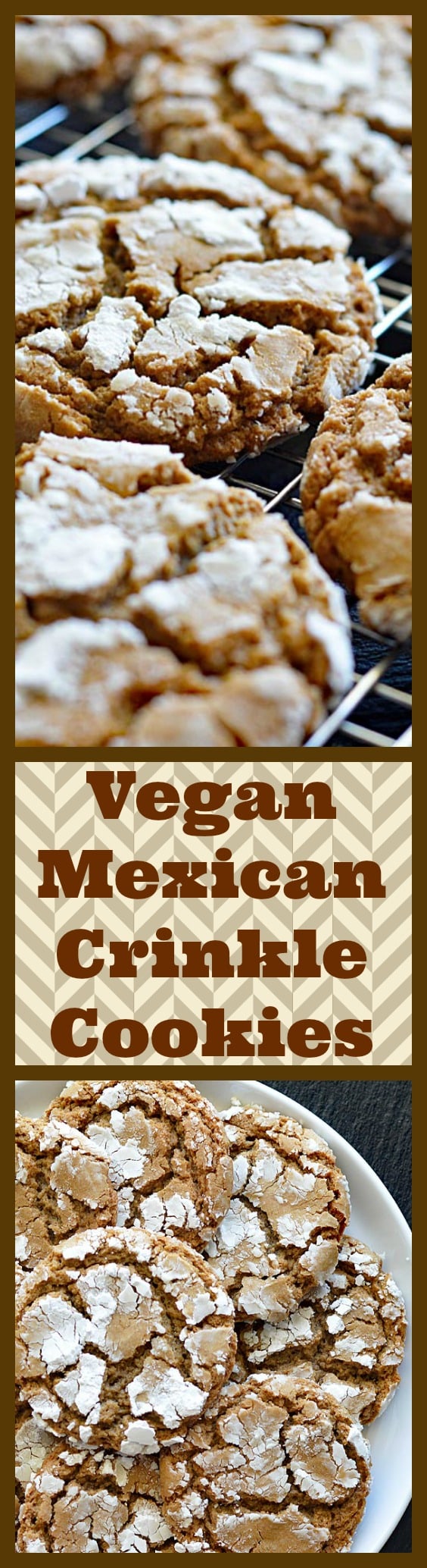 Mexican Crinkle Cookies LONG PINTEREST IMAGE