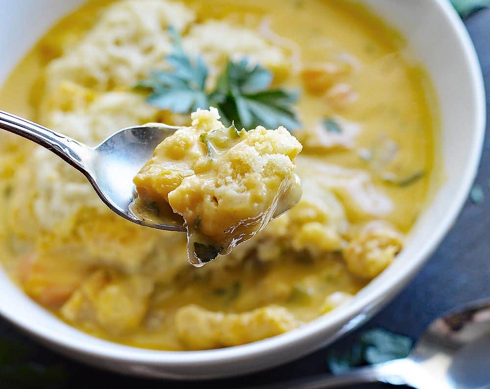 Vegan Chicken and Biscuits